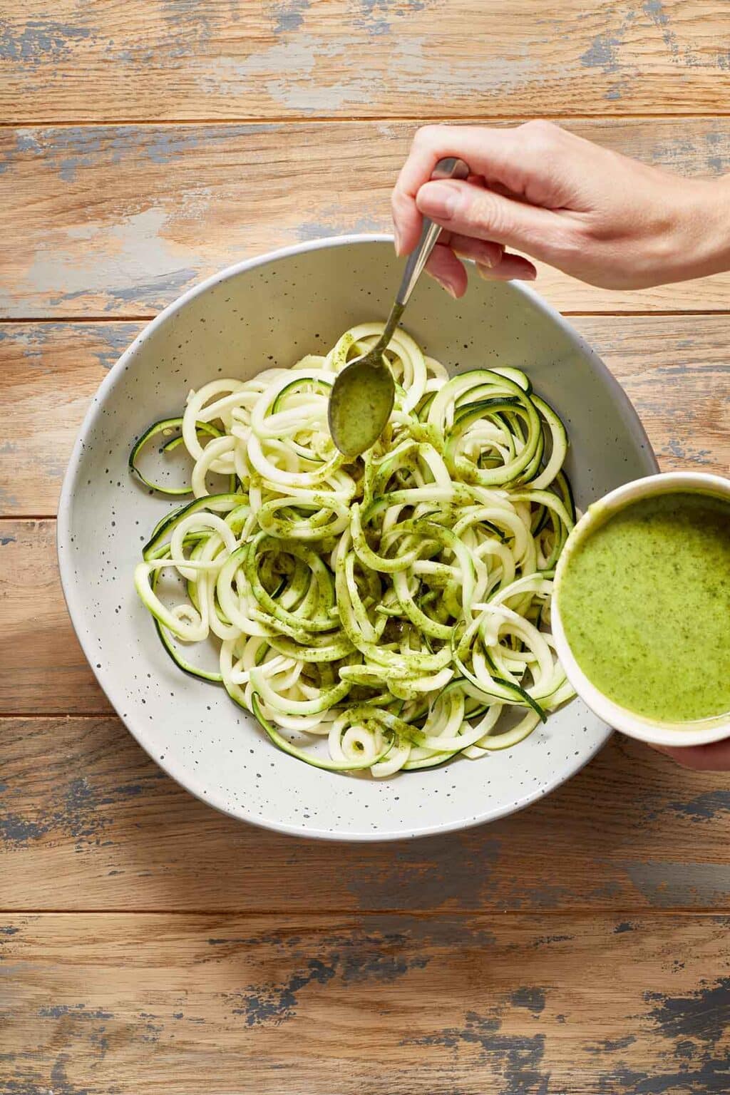 Zucchini Noodle Bowls Crumb Top Baking