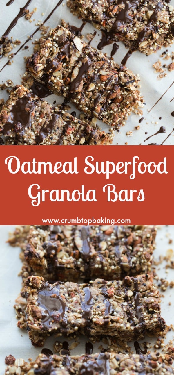 Oatmeal Superfood Granola Bars