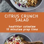 Pinterest image for Citrus Crunch Salad - long pin 1.
