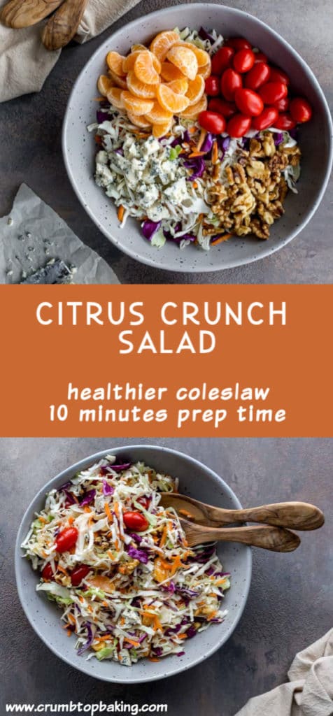 Pinterest image for Citrus Crunch Salad - long pin 1.