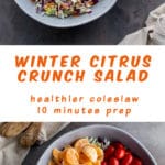 Pinterest image for Citrus Crunch Salad - long pin 2.