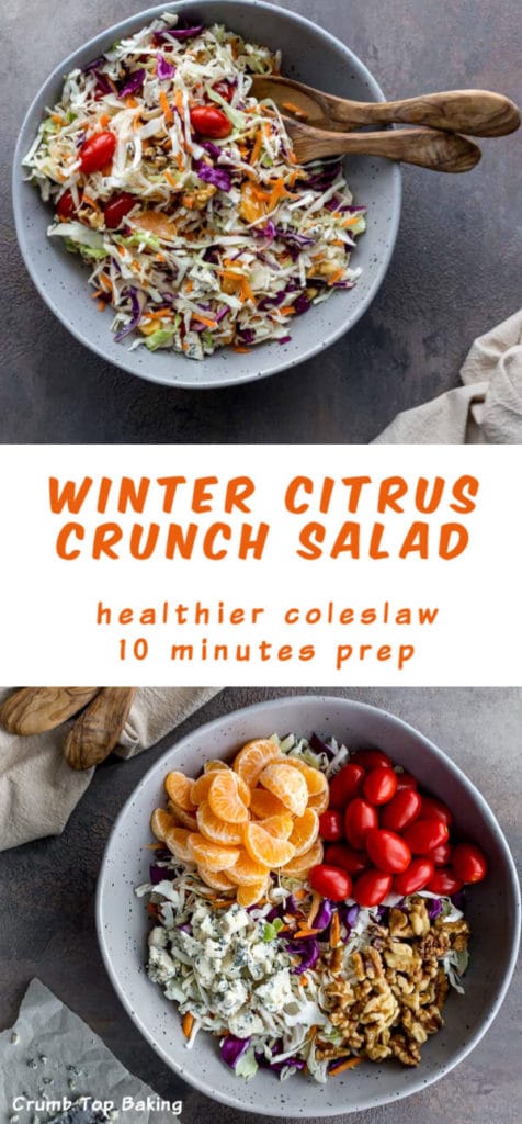 Pinterest image for Citrus Crunch Salad - long pin 2.