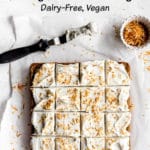 Pinterest image for Vegan Chai Cake with Orange Cardamom Frosting - pin 4.
