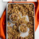 Pinterest image for Pumpkin Spice Granola - short pin.