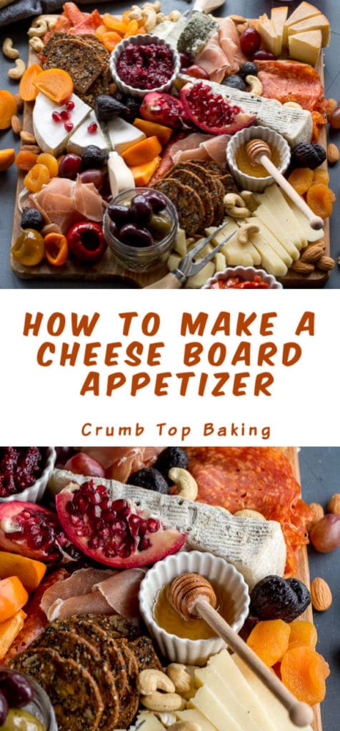 Pinterest image for Cheese Board Appetizer - long pin 2.