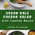 Pinterest image for Vegan Caesar Salad - long pin 1.