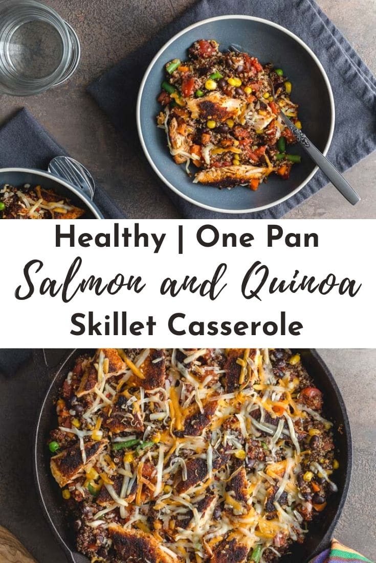 Salmon Quinoa Bake (One Pan Recipe) Crumb Top Baking