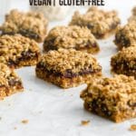 Pinterest image for Healthy Date Squares - Pin 1.