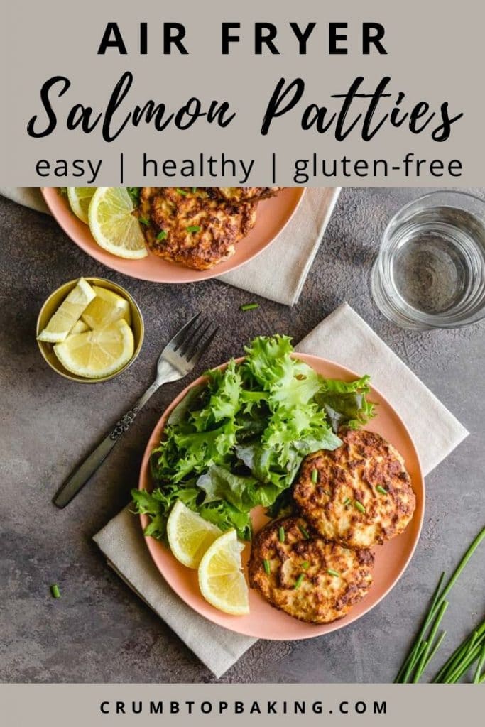 Pinterest image for Air Fryer Salmon Patties - pin 3.