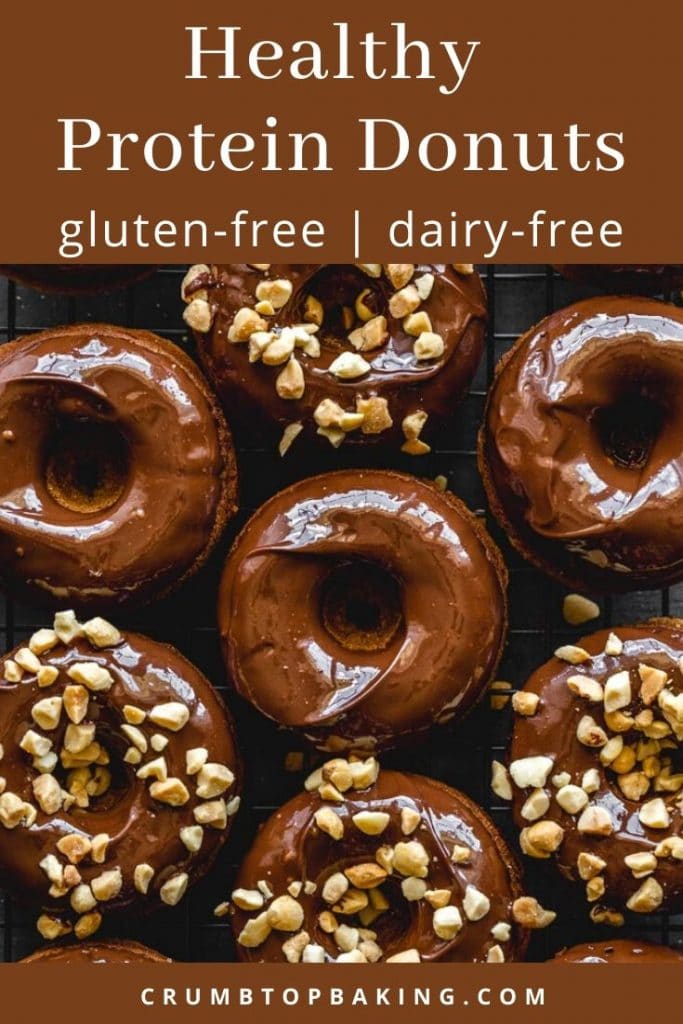 Pinterest image for Protein Donuts - pin 2.
