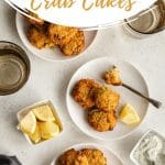 Pinterest image for Air Fryer Crab Cakes - pin 2.