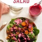 Pinterest image for Roasted Beet and Carrot Salad - long pin 2.