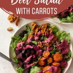 Pinterest image for Roasted Beet and Carrot Salad - short pin 3.