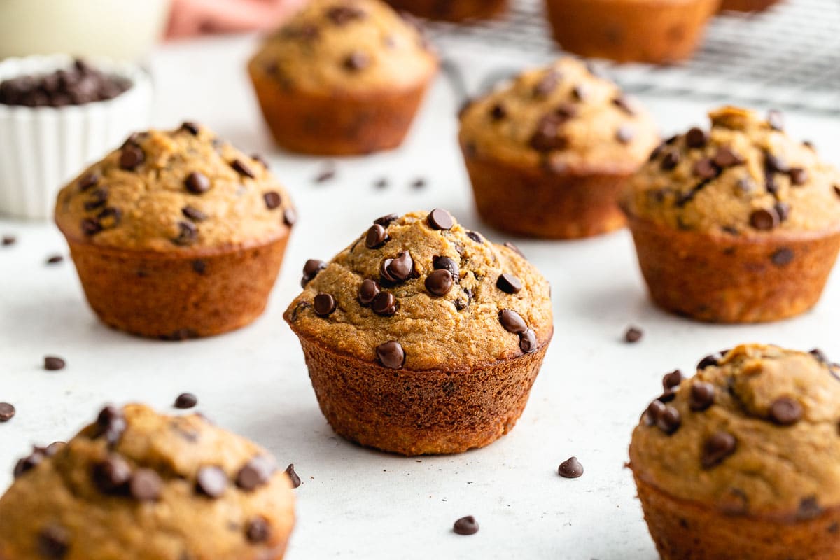 Spelt Banana Muffins (DairyFree + Naturally Sweetened) Crumb Top Baking