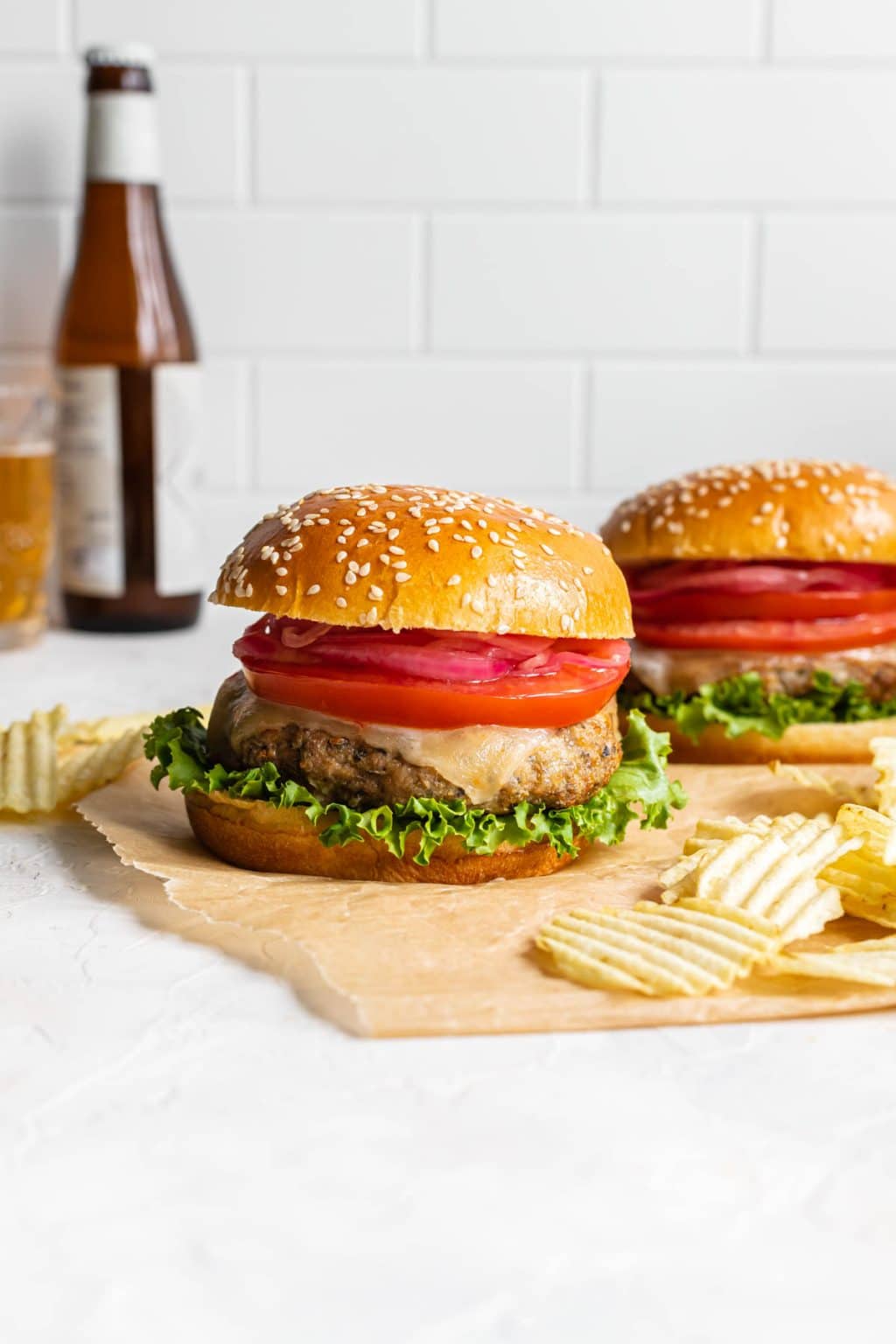 Air Fryer Turkey Burgers Crumb Top Baking