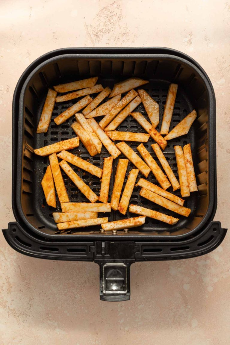 Air Fryer Turnip Fries Crumb Top Baking