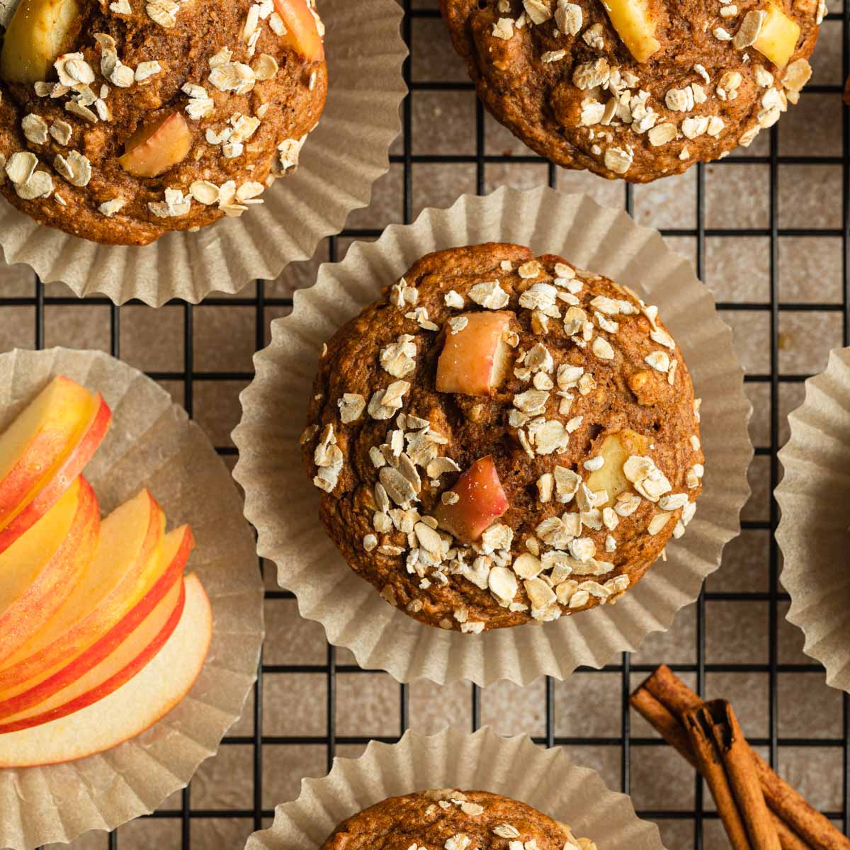 Apple Spice Muffins Crumb Top Baking
