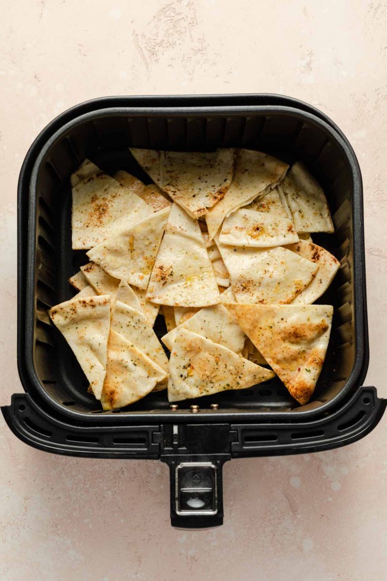 Air Fryer Pita Chips Crumb Top Baking