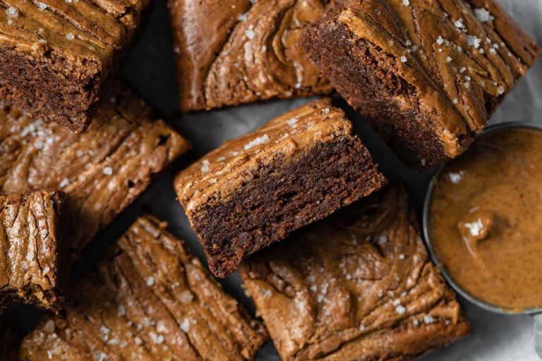 Almond Butter Brownies (DairyFree) Crumb Top Baking