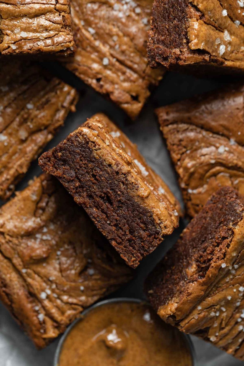Almond Butter Brownies (DairyFree) Crumb Top Baking