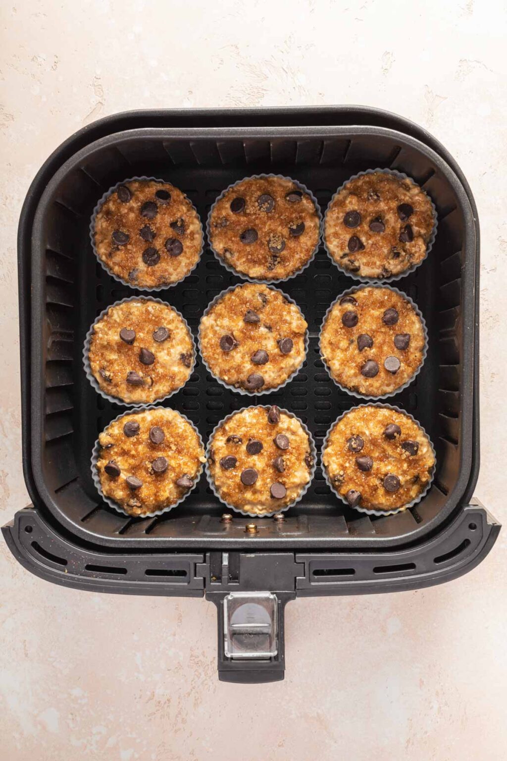 Air Fryer Muffins Crumb Top Baking