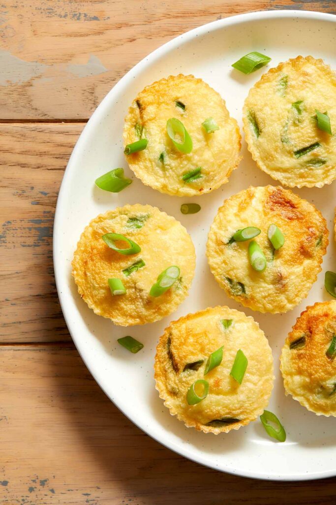 Air Fryer Egg Bites Crumb Top Baking