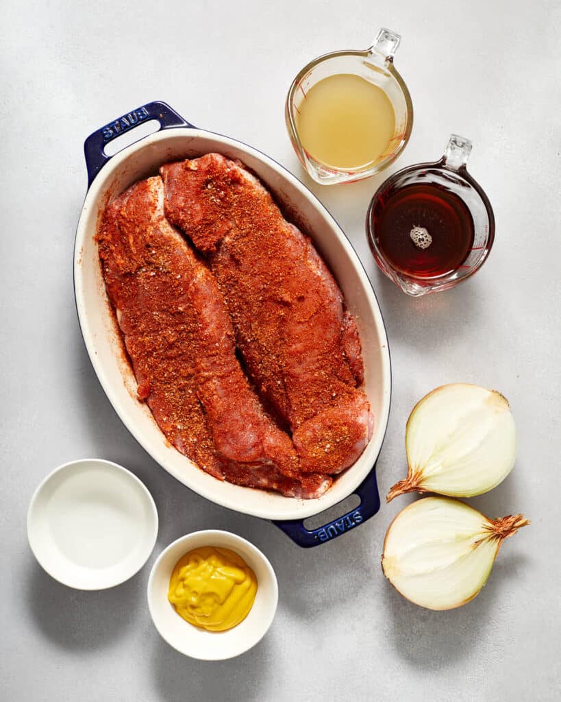 Pulled Pork Tenderloin Crumb Top Baking