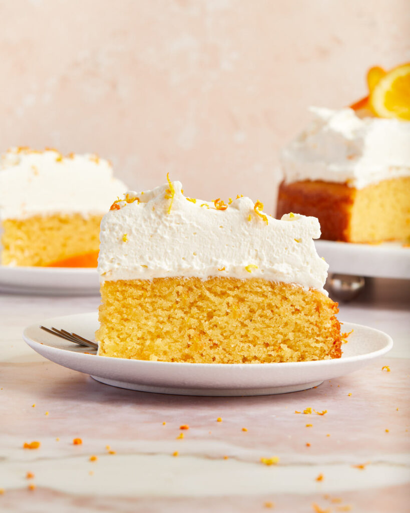 Almond Flour Orange Cake Crumb Top Baking