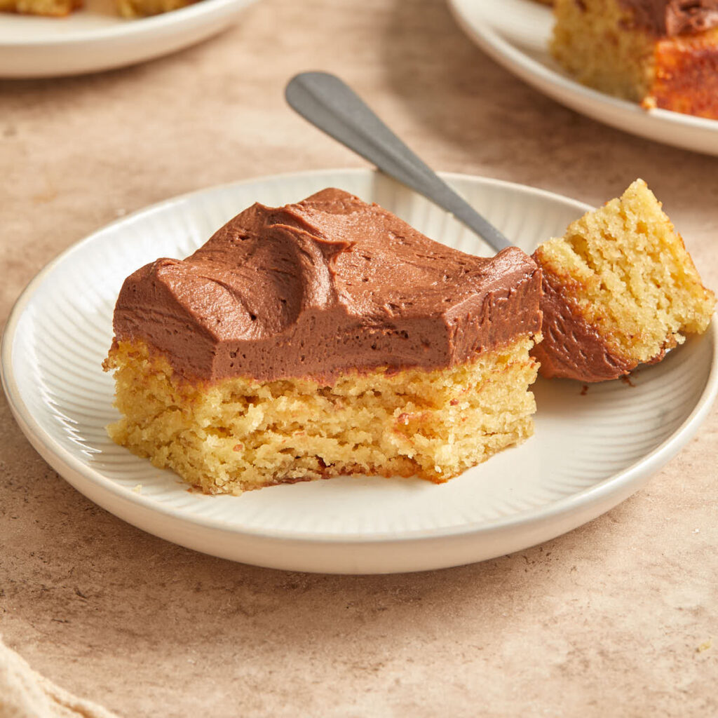 Almond Flour Banana Cake Crumb Top Baking