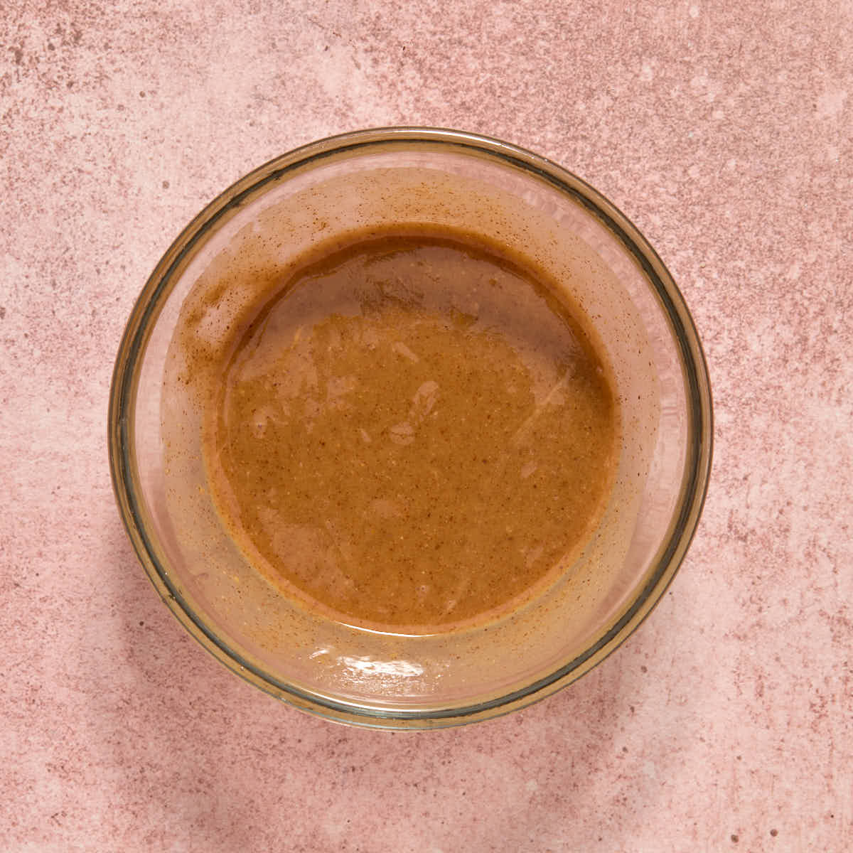 Almond butter mixture melted together in a bowl.