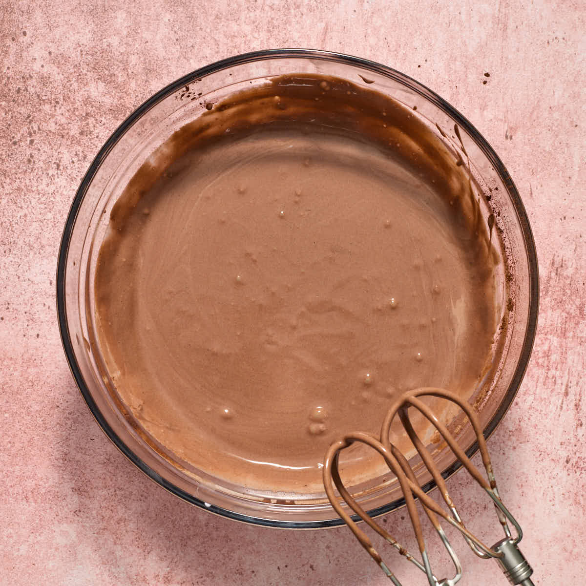 Heaving whipping cream mixed into the cream cheese mixture until smooth.